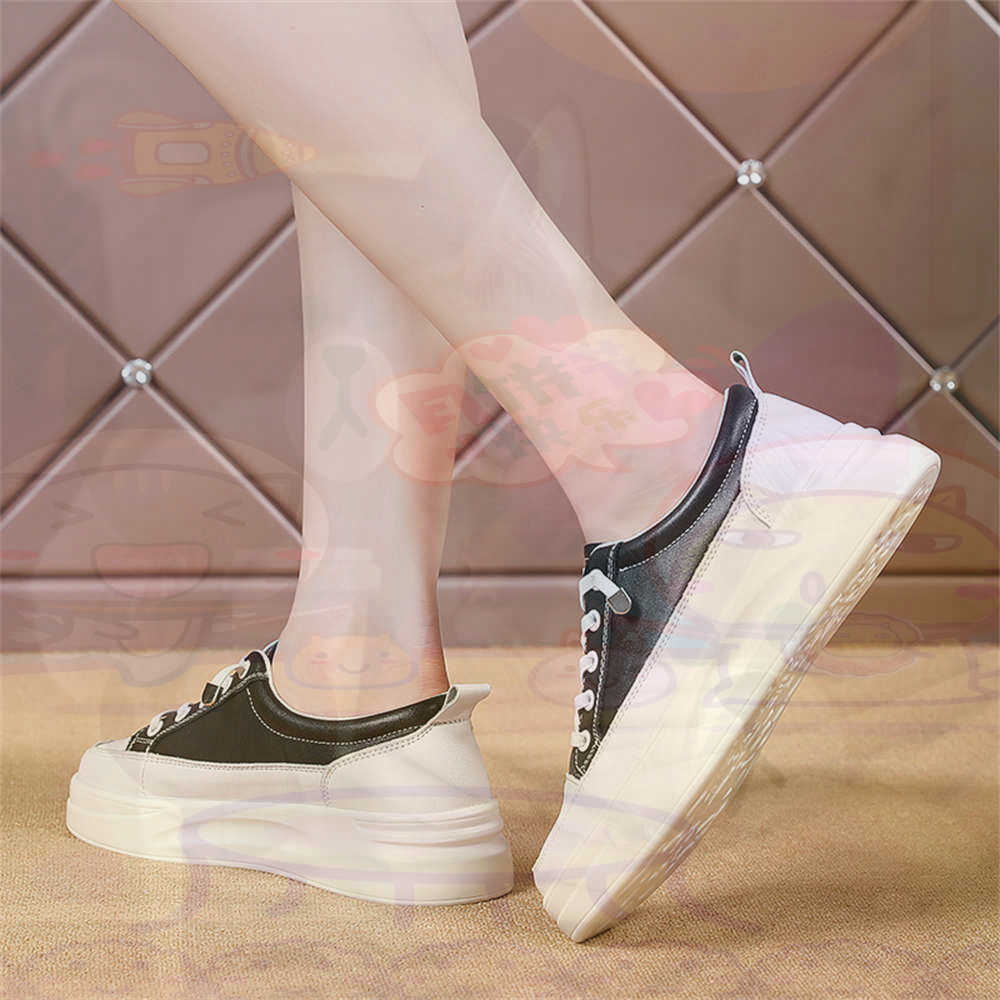 Streetwear Brand Cheap - LACE-up Chunky Loafers ผู้หญิงสเก็ตบอร์ดกีฬารองเท้าตะกร้ารองเท้าผ้าใบจริงแบบพกพาข่าวตะกร้า Teni ที่มีคุณภาพสูง