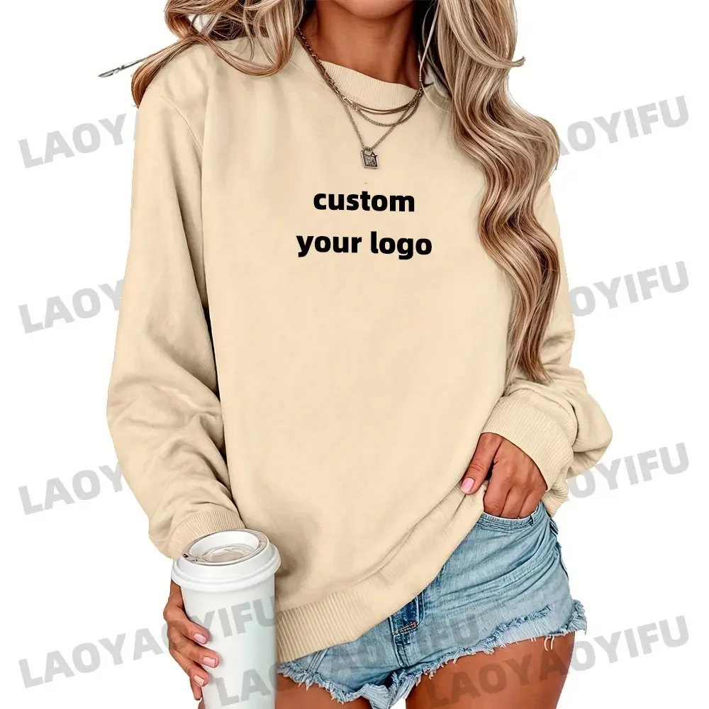 Streetwear Clothing Brand Logo - การออกแบบของคุณเองยี่ห้อโลโก้/ภาพที่กําหนดเองผู้ชายผู้หญิง DIY Hoodie เสื้อลําลอง Hoody เสื้อผ้า