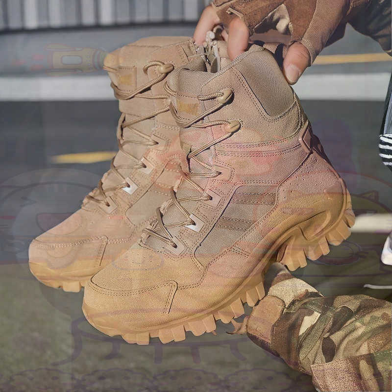 Streetwear Brand Collection - Tan Long Barrel Deadlift รองเท้าผ้าใบลําลองรองเท้าผู้ชายสบายกีฬา Tenid