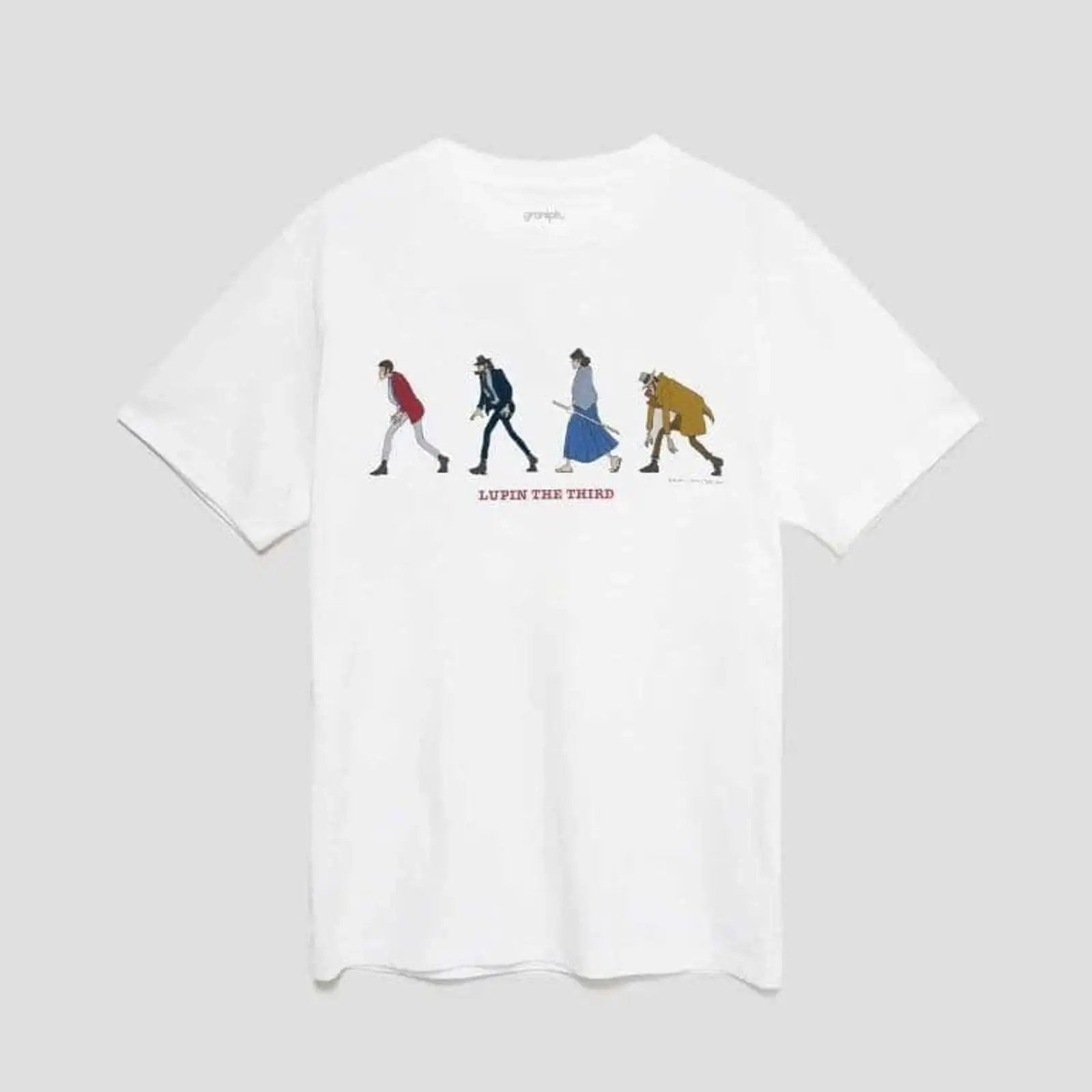 Streetwear Brand Vintage - เสื้อยืด Graniph Lupin III ไซส์ L