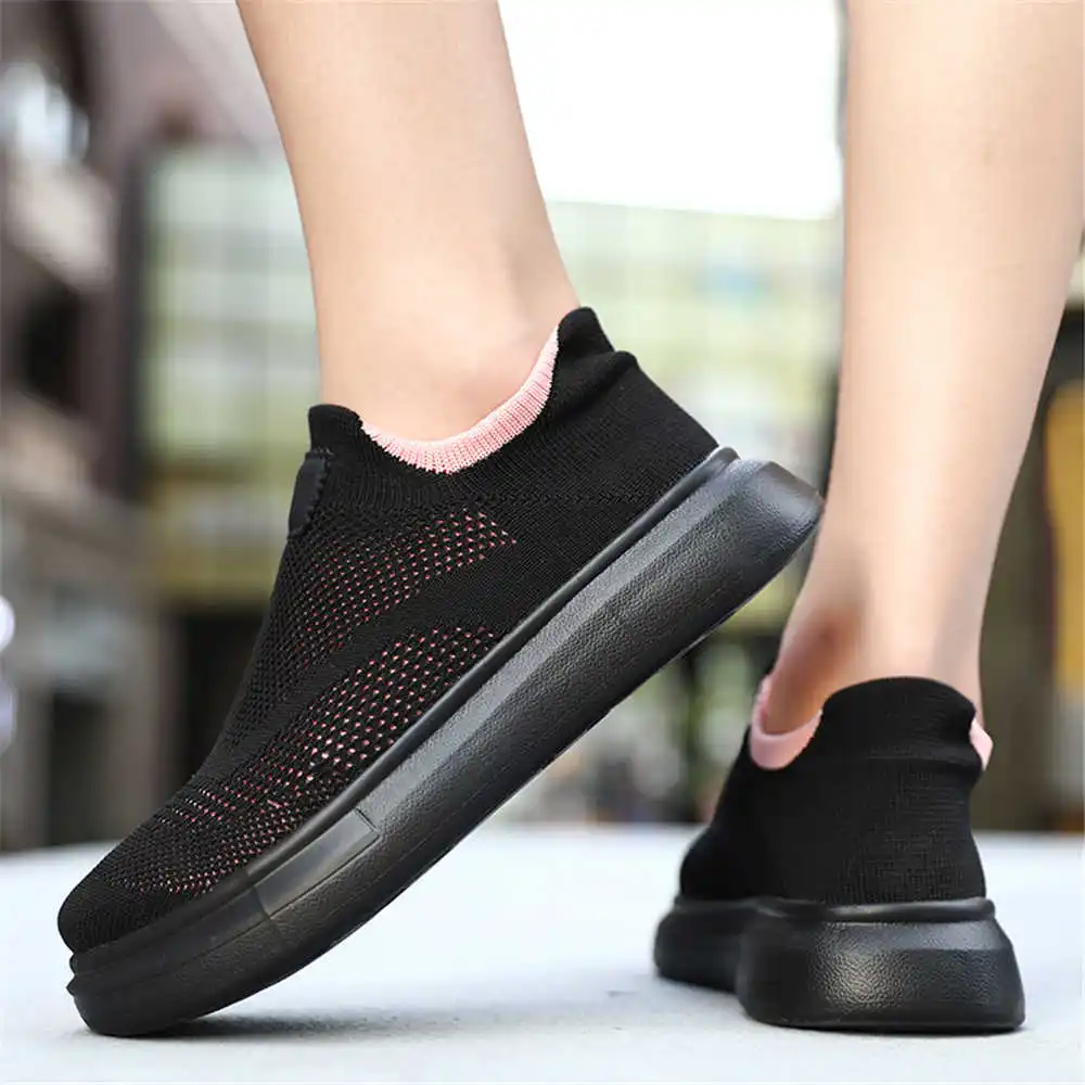 Streetwear Brand Cheap - ถุงน่องแพลตฟอร์มรองเท้าสีน้ำตาลสำหรับผู้หญิงรองเท้าผ้าใบออกแบบสเก็ตบอร์ดผู้หญิงเทนนิสสาว2-7ปียิมกีฬา