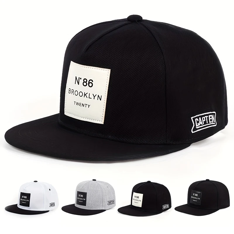 Streetwear Brand Hats - ยูนิเซ็กส์ บรู๊คลิน พิมพ์ลายปักหมวกฮิปฮอปกลางแจ้งปรับได้สบายๆหมวกเบสบอลหมวกกันแดดหมวกกีฬากอล์ฟ