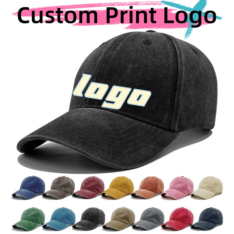 หมวกเบสบอลผ้าฝ้ายพิมพ์ลายโลโก้ - Streetwear Brand Hats บทวิจารณ์และราคา