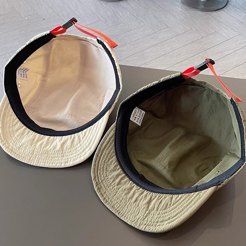 หมวกเบสบอลปีกสั้นระบายอากาศแห้ - Streetwear Brand Hats บทวิจารณ์และราคา