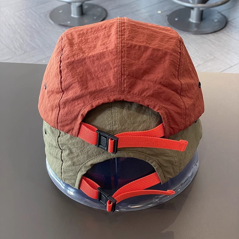 หมวกเบสบอลปีกสั้นระบายอากาศแห้ - Streetwear Brand Hats บทวิจารณ์และราคา
