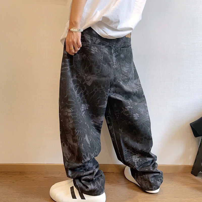 ใหม่ผู้ชาย Chic งูพิมพ์ Street - Streetwear Brand Popular บทวิจารณ์และราคา