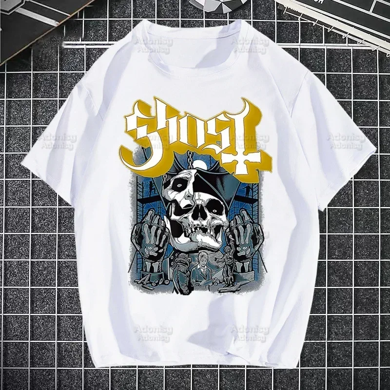 เสื้อยืดพิมพ์ลายวงดนตรี Ghost  - Streetwear Brand Popular บทวิจารณ์และราคา