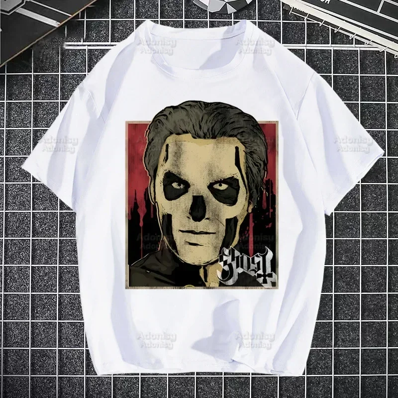 เสื้อยืดพิมพ์ลายวงดนตรี Ghost  - Streetwear Brand Popular บทวิจารณ์และราคา