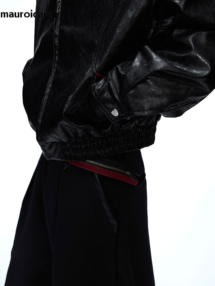 มาโรอิการ์ดี แจ็คเก็ตหนัง PU ล - Streetwear Brand For Men บทวิจารณ์และราคา