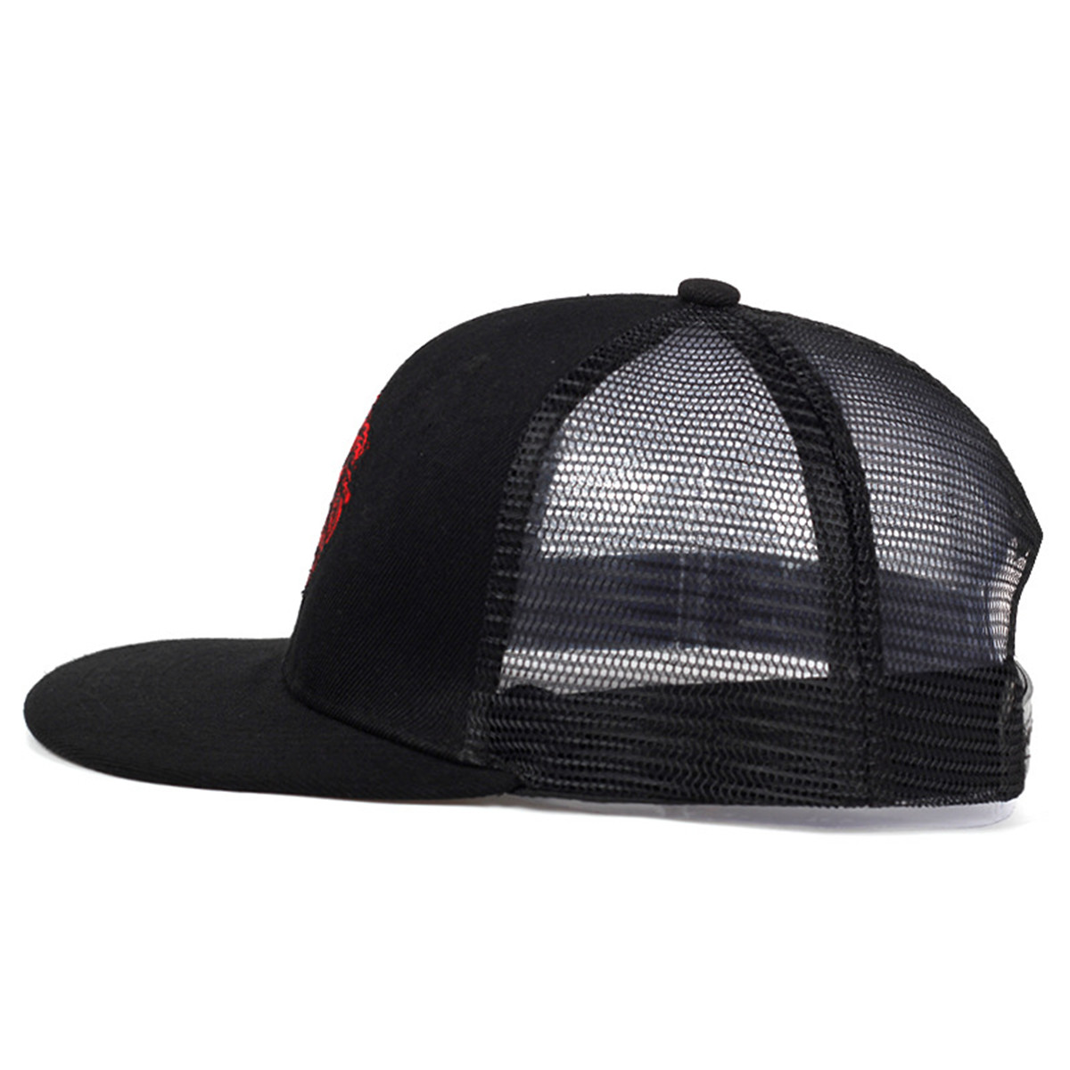 หมวกตาข่ายฮิปฮอปปักลายหัวสิงโต - Streetwear Brand Hats บทวิจารณ์และราคา