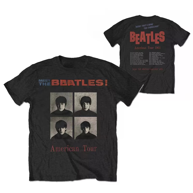 เสื้อยืดลำลอง The Beatles ปี 1 - Streetwear Brand Popular บทวิจารณ์และราคา